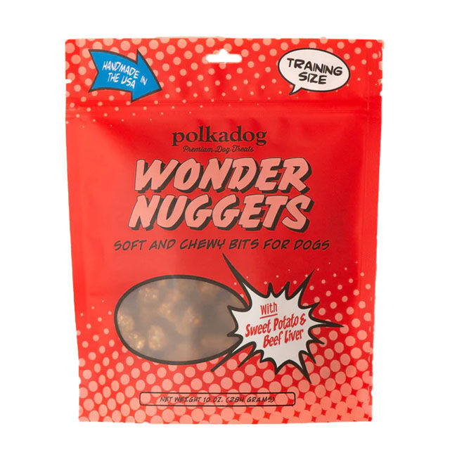 Polkadog Wonder Nuggets Dog Treats - Sweet Potato & Beef image number null