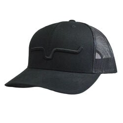 Kimes Ranch Weekly Trucker Cap - Black/Black