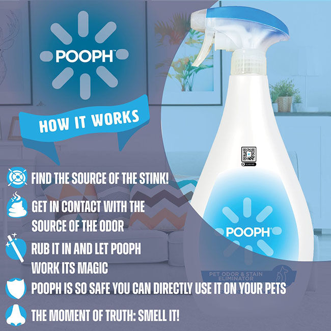 POOPH Cat & Dog Odor & Stain Eliminator - 20 oz image number null