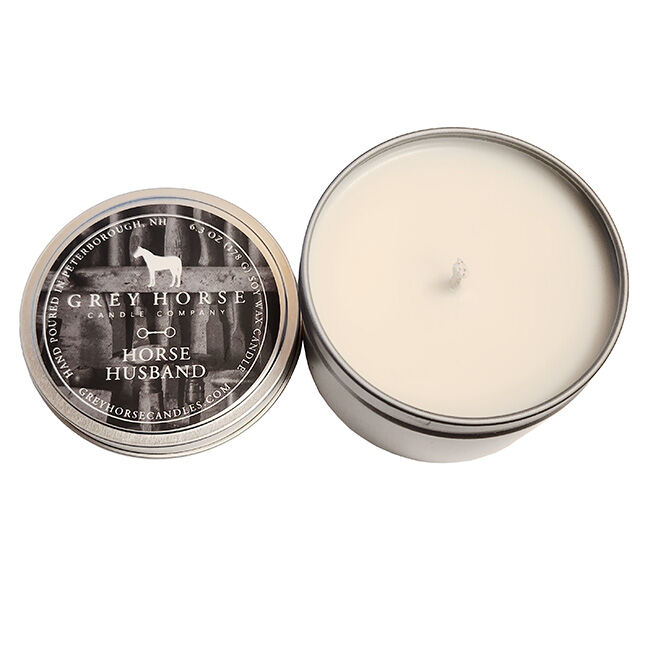 Grey Horse Candle Company Tin - Horse Husband image number null