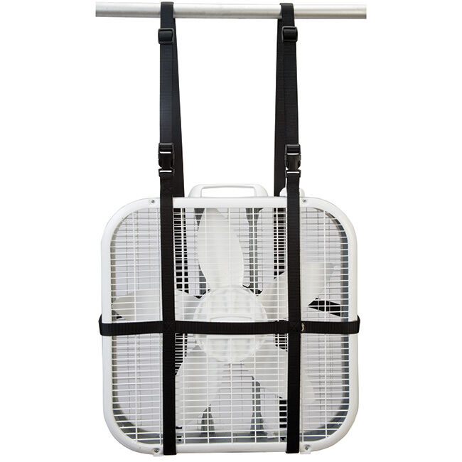 Weaver Livestock Adjustable Box Fan Holder - Black image number null