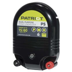 Patriot P5 AC/DC Dual-Powered Fence Charger