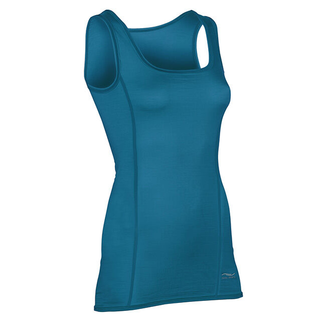 Engel Sports Women's Wool/Silk Blend Tank Top - Aqua image number null