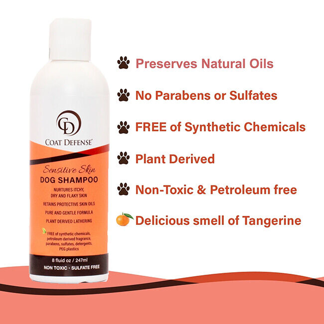 Coat Defense Sensitive Skin Shampoo for Dogs image number null