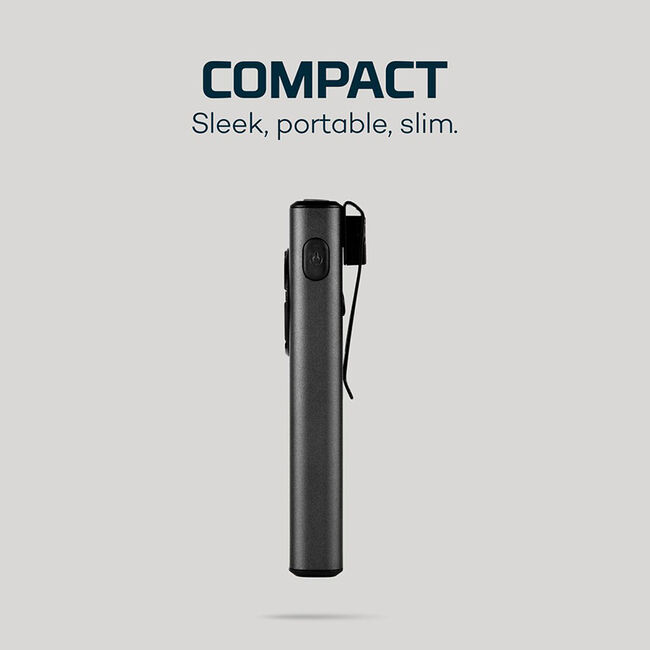 NEBO SLIM+ 1200 Rechargeable Pocket Light with Laser Pointer & Power Bank image number null