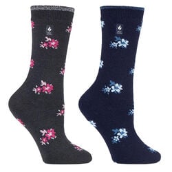 Heat Holders Women's Floral Ultra Lite Socks