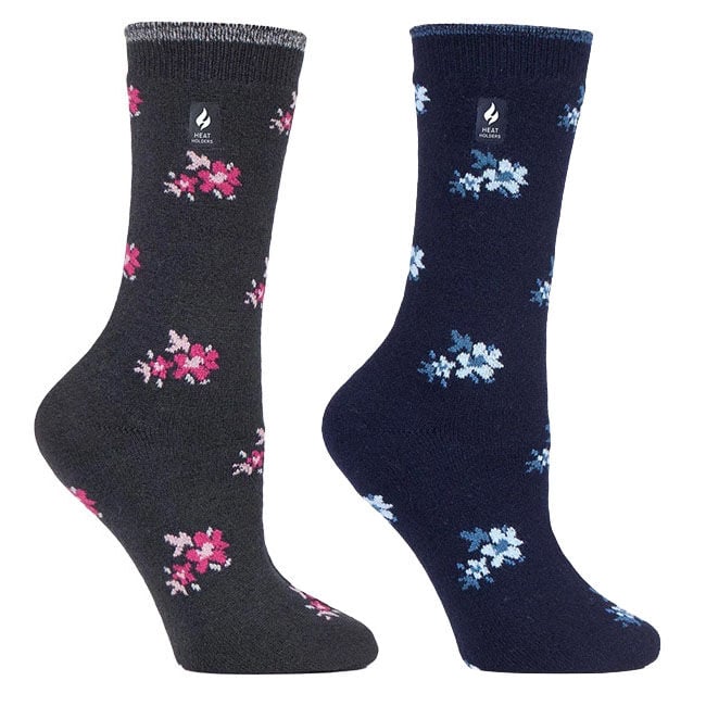 Heat Holders Women's Floral Ultra Lite Socks image number null
