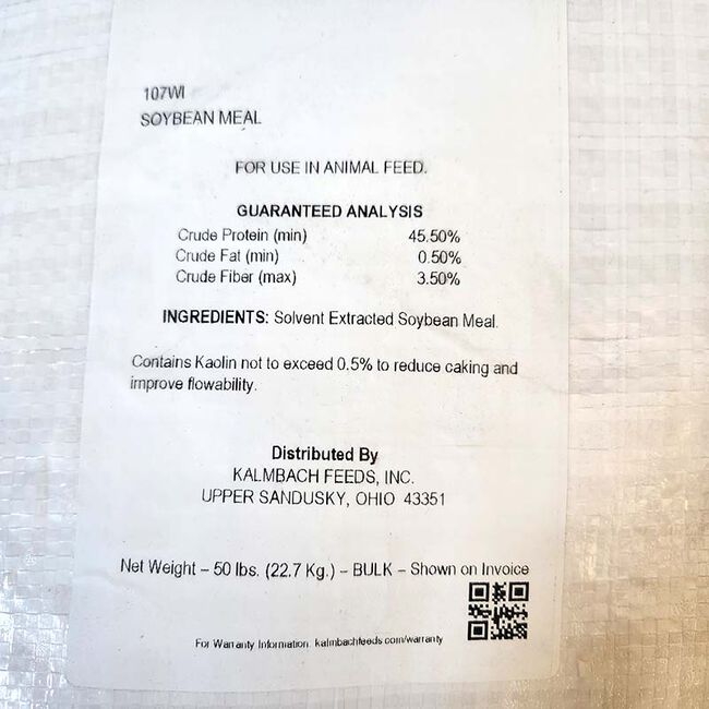 Kalmbach Feeds Soybean Meal - 50 lb image number null