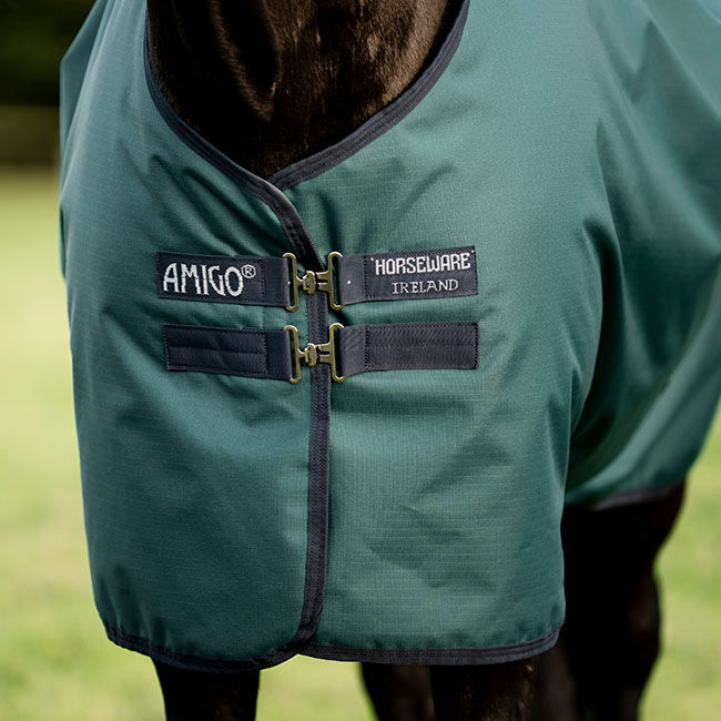 Horseware Amigo Ripstop 900D Pony Turnout (200g) - Dynasty Green/Navy/Silver image number null