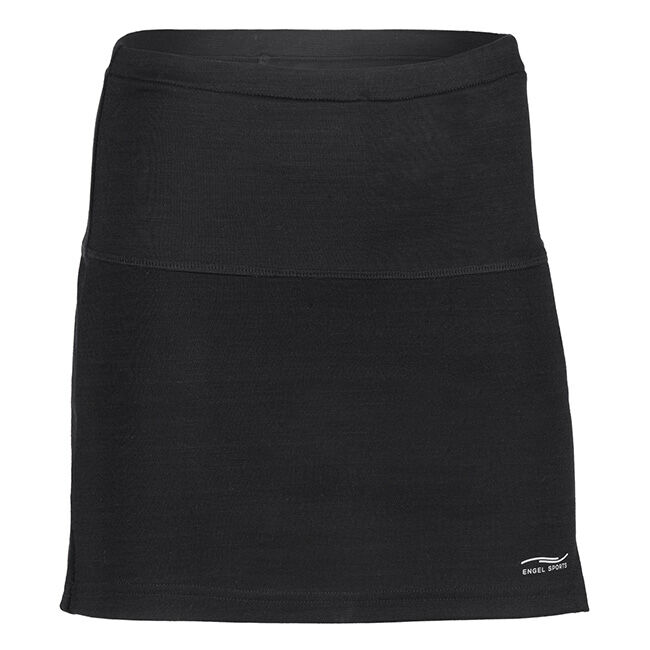 Engel Sports Women's Wool/Silk Blend Hiking Skort - Black image number null
