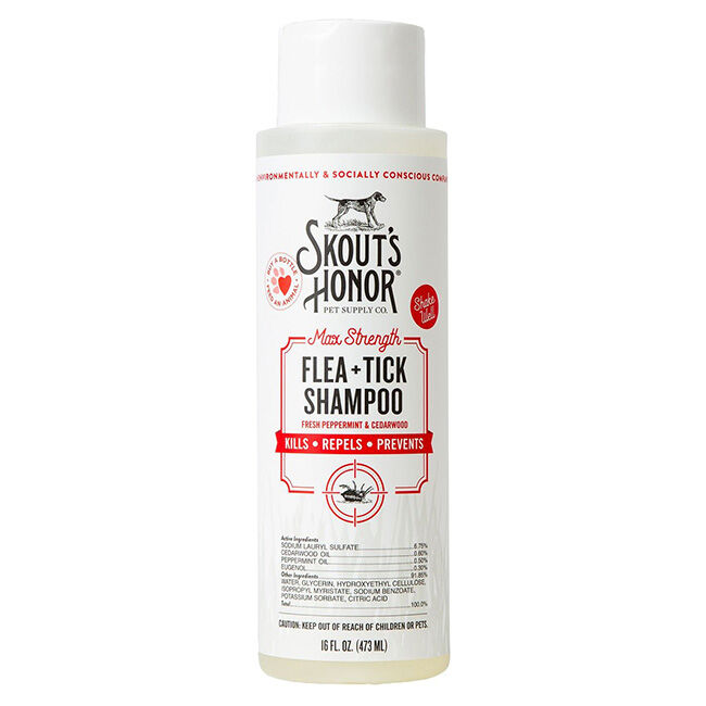 Skout's Honor Flea & Tick Shampoo for Dogs - 16 oz image number null