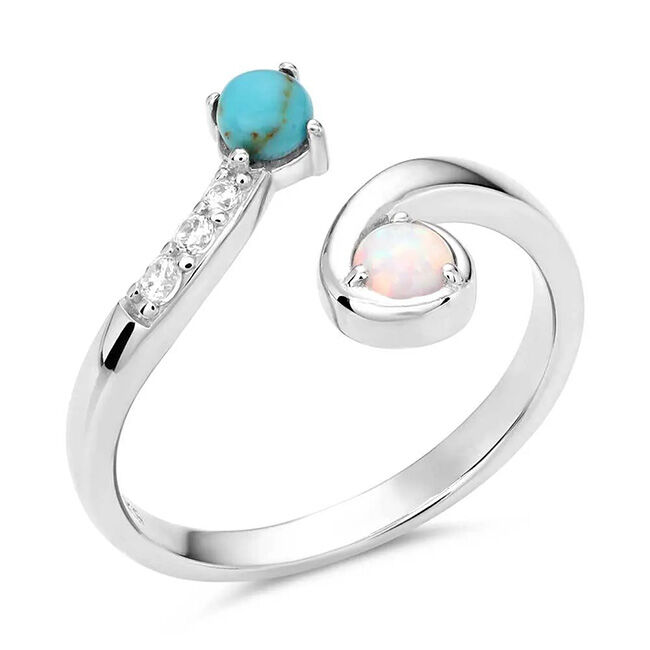 Montana Silversmiths Bluebird Open Ring image number null