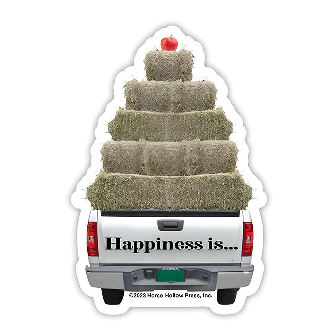 Horse Hollow Press Die-Cut Sticker - Hay Truck image number null