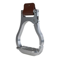 Tech Stirrups Innova Riding Wild Balance Western Straight Safety Stirrups - Silver