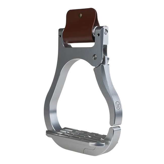 Tech Stirrups Innova Riding Wild Balance Western Straight Safety Stirrups - Silver image number null