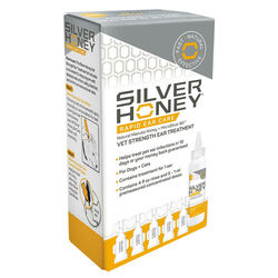 Absorbine Silver Honey Rapid Ear Care - Vet Strength Ear Treatment for Cats & Dogs