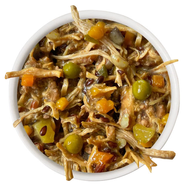 Weruva Awesome Everything Multicare Dog Food - Chicken Breast & Red Rice Recipe with Veggies - 14 oz image number null