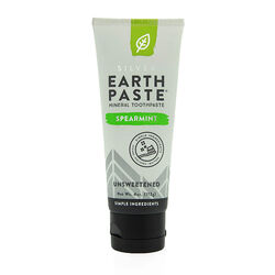 Redmond Life Earthpaste - Natural Toothpaste with Silver - Unsweetened Spearmint - 4 oz