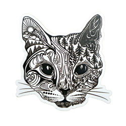 Wild Slice Designs Sticker - Cat Face