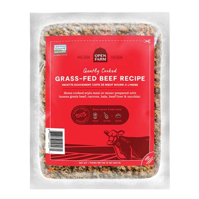 Open Farm Gently Cooked Dog Food - Grass-Fed Beef Recipe image number null