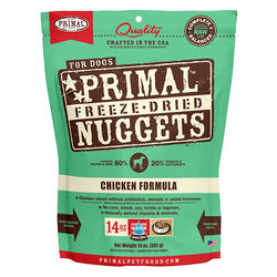Primal Freeze-Dried Raw Nuggets Dog Food - Chicken Recipe