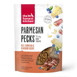 The Honest Kitchen Parmesan Pecks Dog Treats - Beef & Blueberry Recipe - 8 oz