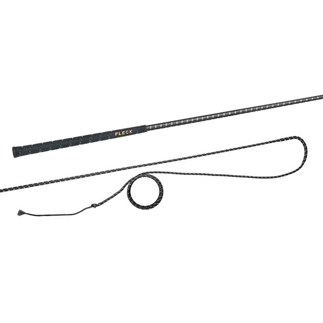 FLECK Flexible Fiberglass Lunging Whip with Woven Nylon Cover, Lash & FLECK-Grip image number null