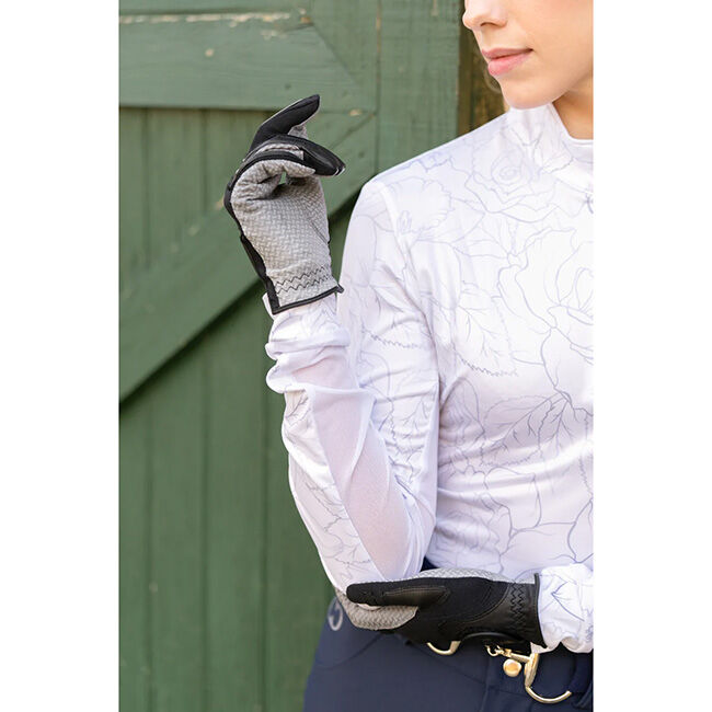 Correct Connect Winter Oil-Tac Coppertech Pro Silicone Grip Compression Gloves - Black image number null
