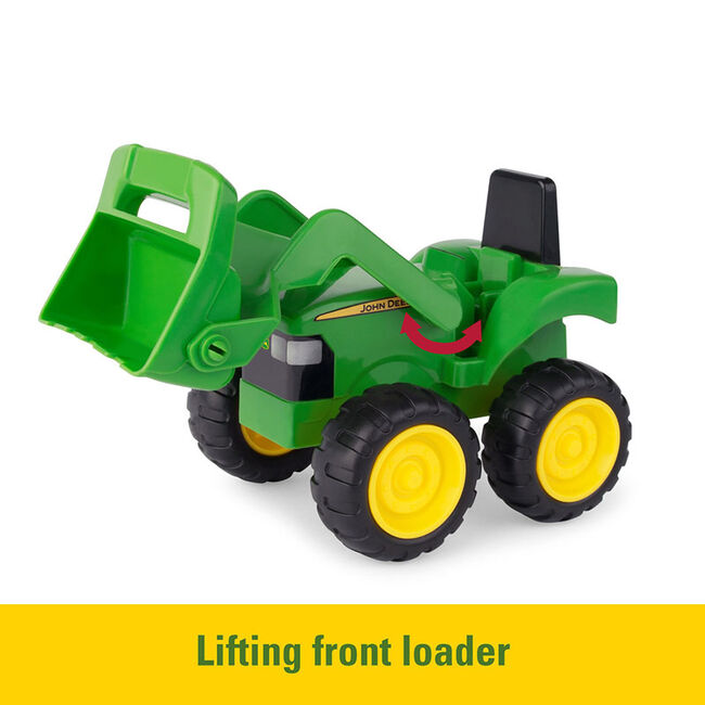 TOMY John Deere 6" Sandbox Toy Set with Toy Truck & Toy Tractor image number null