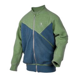 Janus Kids' Crinkle Wool Jacket - Blue - Closeout