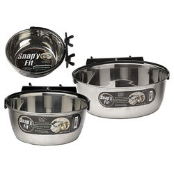 MidWest Homes for Pets Snap'y Fit Water & Food Bowl