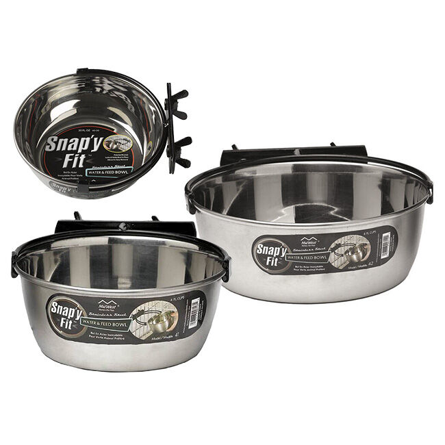 MidWest Homes for Pets Snap'y Fit Water & Food Bowl image number null