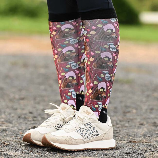Dreamers & Schemers Boot Socks - Pair and a Spare - Mani Pedi image number null