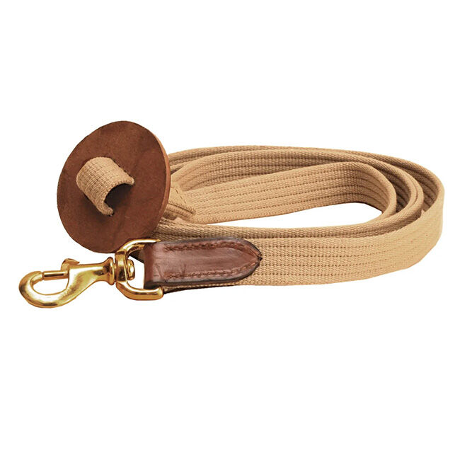 Tory Leather Cotton Web & Leather Lead image number null