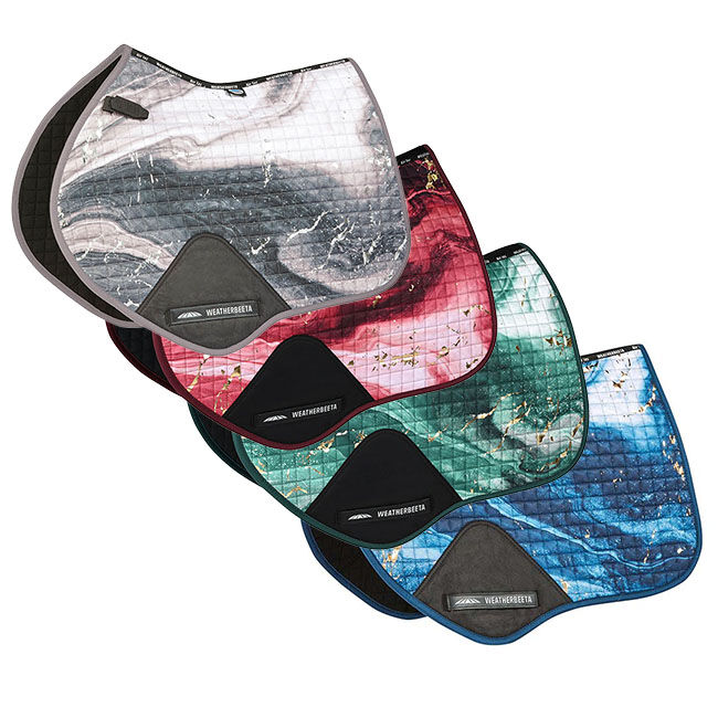 WeatherBeeta Prime Marble Shimmer Jump Saddle Pad image number null