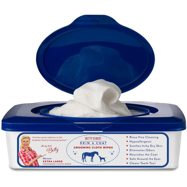 Betty's Best Skin & Coat Cloth Wipes XL image number null