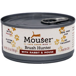 Mouser Brush Hunter Cat Food - Rabbit & Mouse Recipe - 5.5 oz