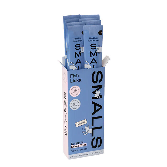 Smalls Licks Cat Treats - Fish Licks - Tuna Recipe - 8-Pack image number null