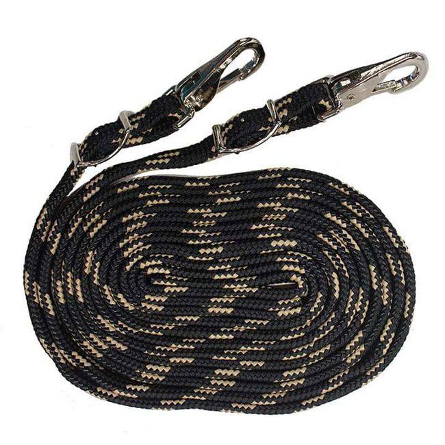 Triple E Soft Touch Flat Braid Split Reins image number null