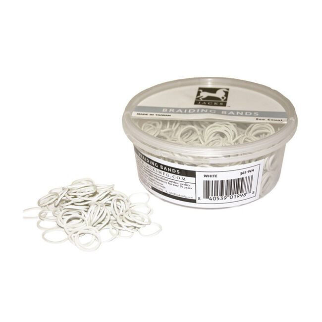 Jacks Manufacturing Braiding Bands - 800-Pack image number null