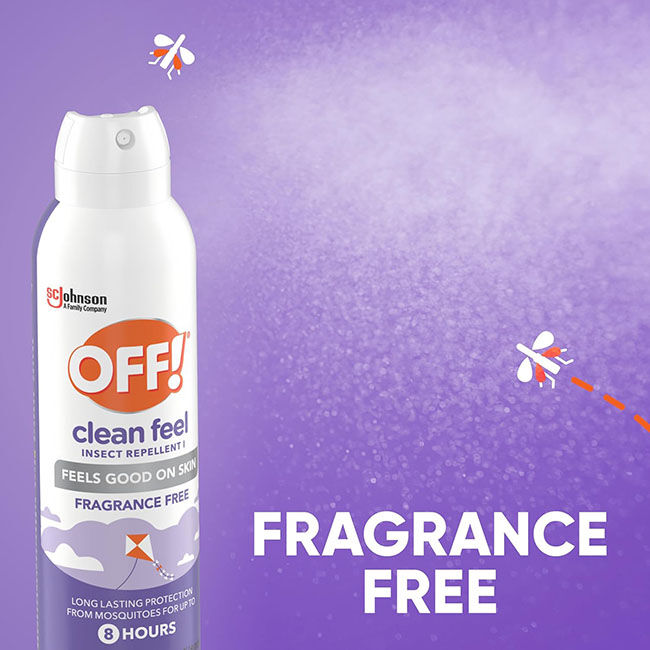 Off! Clean Feel Insect Repellent Aerosol - Fragrance Free - 5 oz image number null