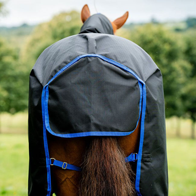 Horseware Amigo Ripstop 900D Plus Turnout (0g Light) - Black/Classic Blue image number null