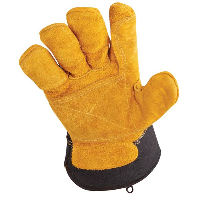 Heritage Performance Gloves Men's Fence Work Gloves - Black/Tan image number null