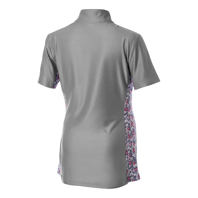 Equinavia Kids' Lena Short Sleeve Quarter Zip Shirt - Grey image number null