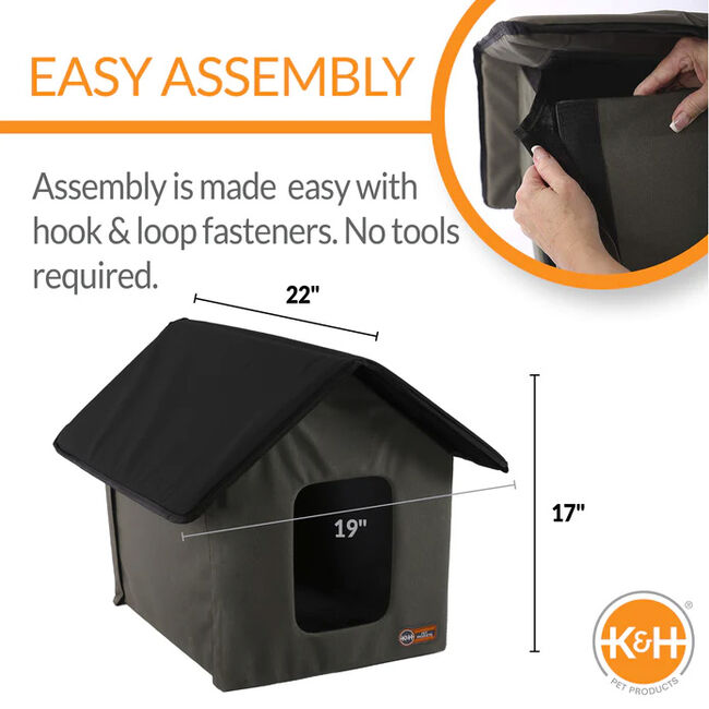 K&H Pet Thermo Outdoor Heated Kitty House image number null