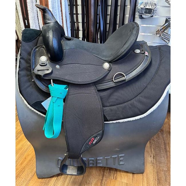 Used Abetta Western Saddle - Semi-Quarter Horse Bars - 15" image number null