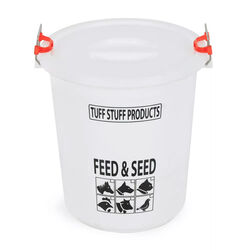 Tuff Stuff Feed & Seed Bucket with Locking Lid - 17-Gallon Capacity