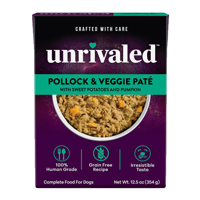 Unrivaled Stew for Dogs - Pollock & Veggie Stew with Sweet Potatoes & Pumpkin - 12.5 oz image number null