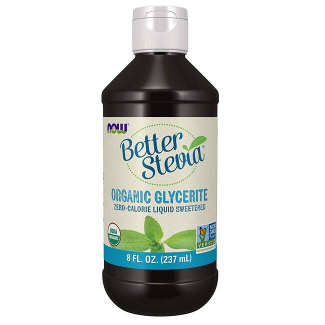 NOW BetterStevia Liquid Organic Glycerite - 8 oz image number null