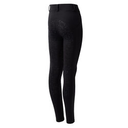 Horze Kids' Dea Winter Thermo Full Seat Tights - Caviar
